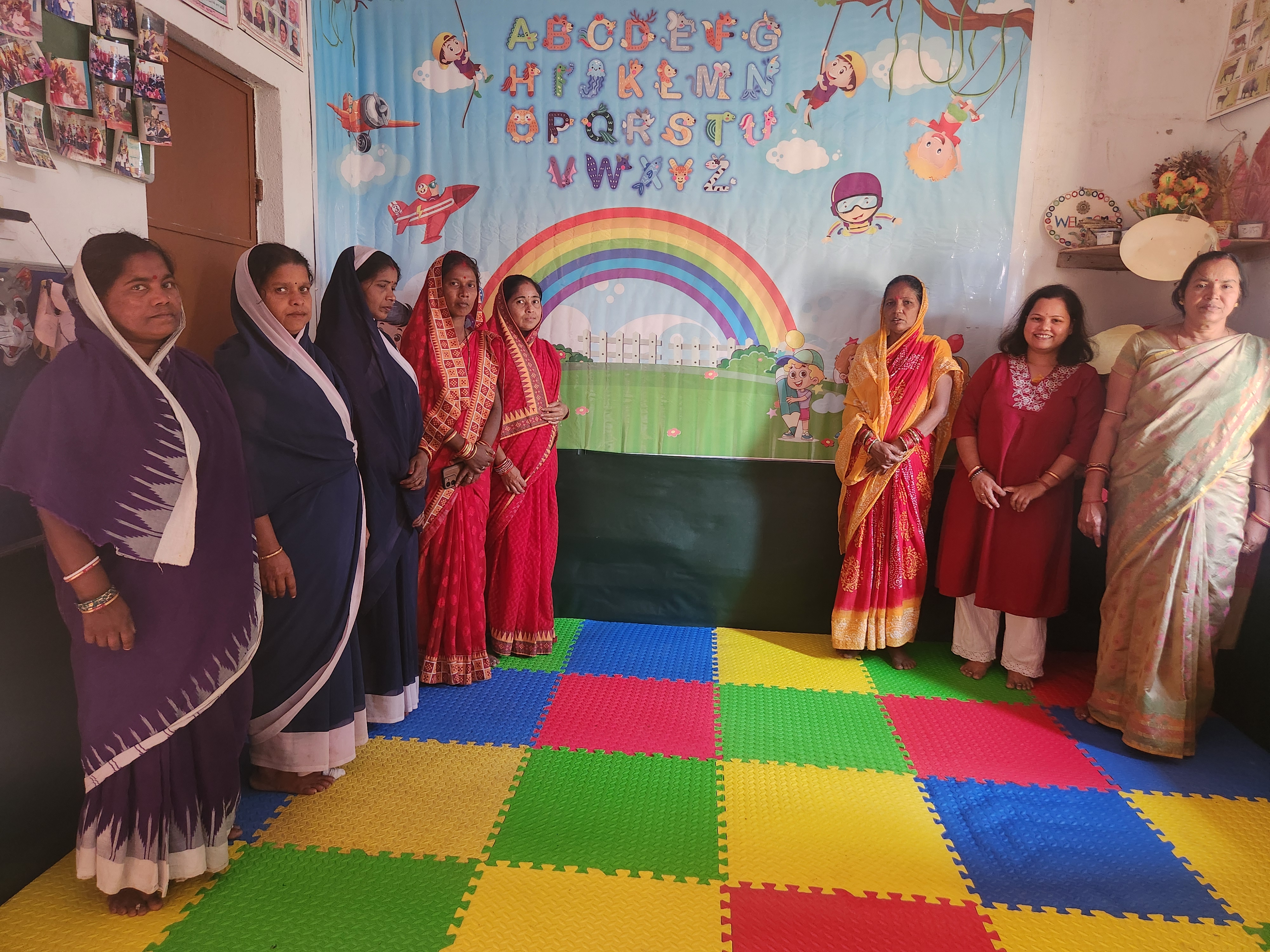 Aganwadi classroom setup