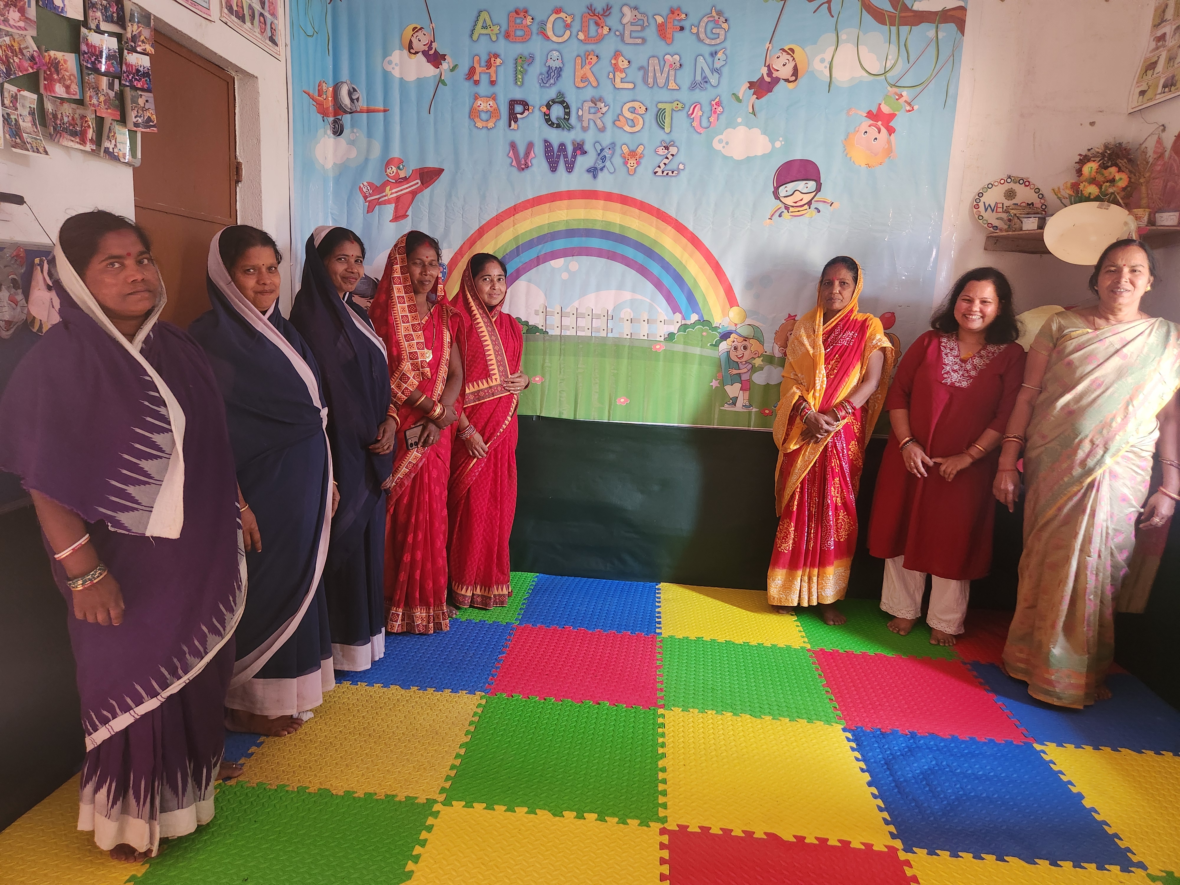 Aganwadi wall decor