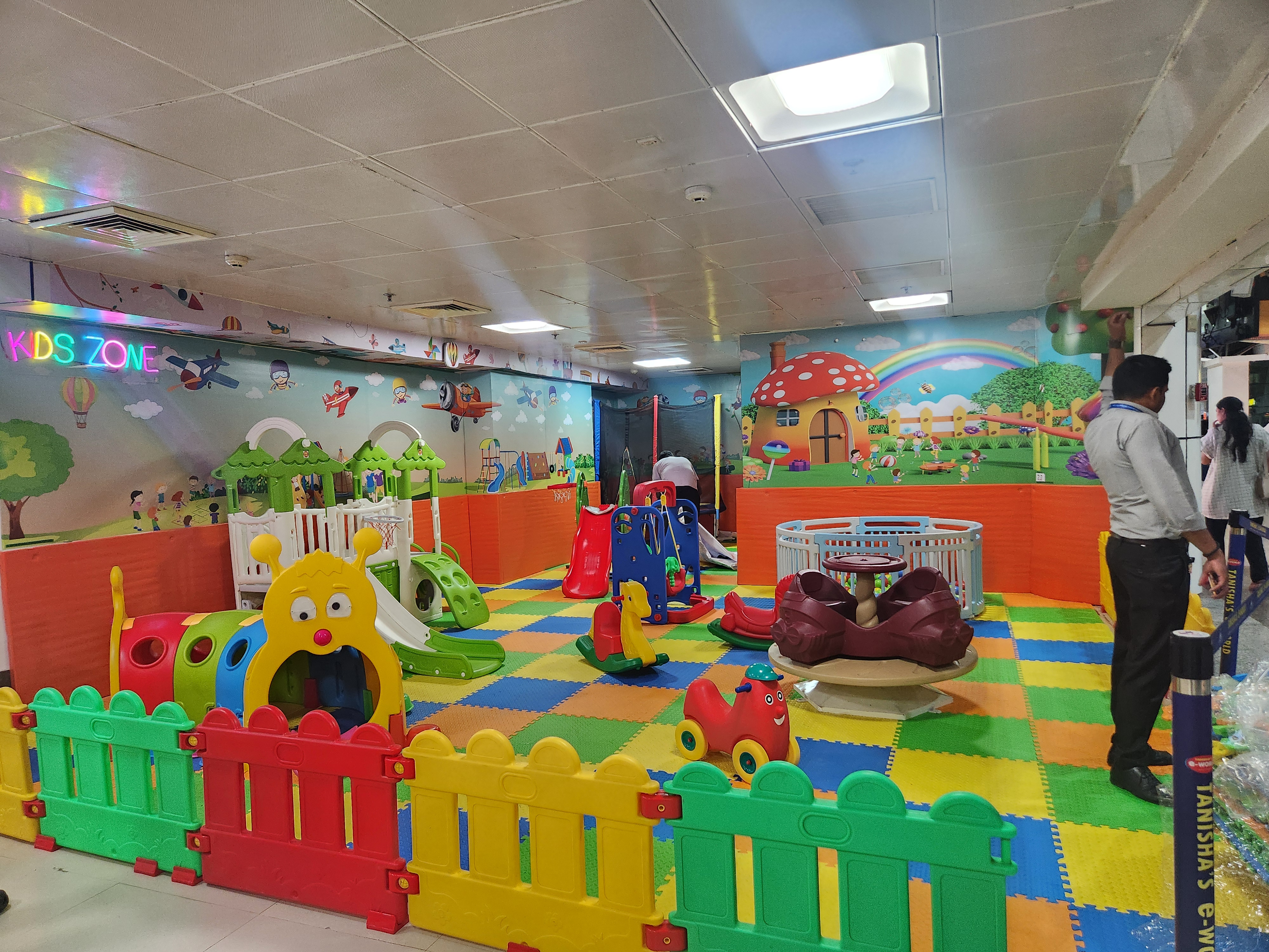 Bhubaneswar Airport Terminal 1 kids slide